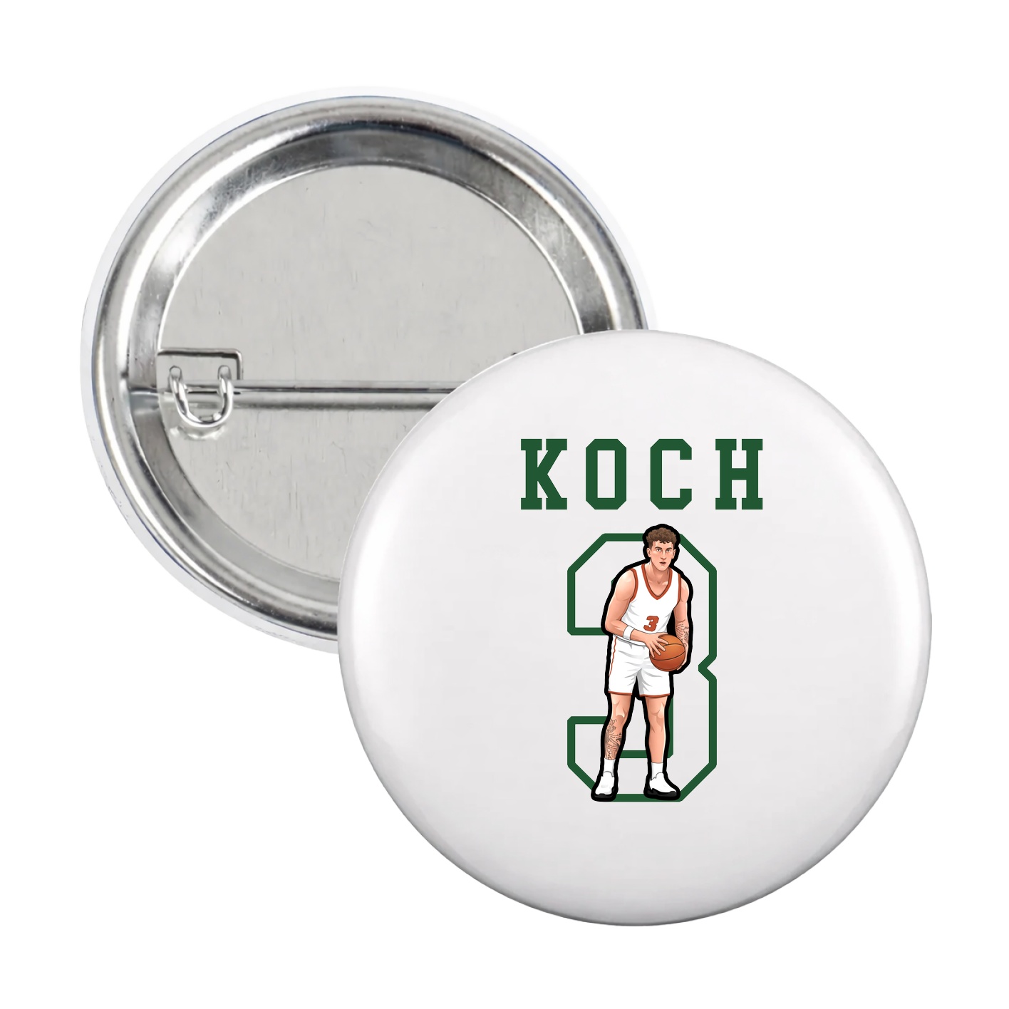 Game Day Button — Shirsey in White