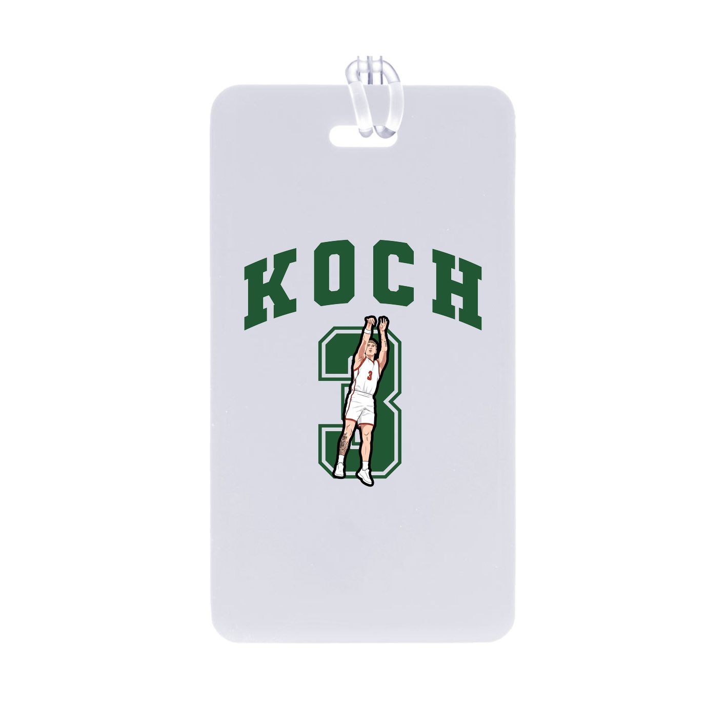Bag Tag — Number in Classic