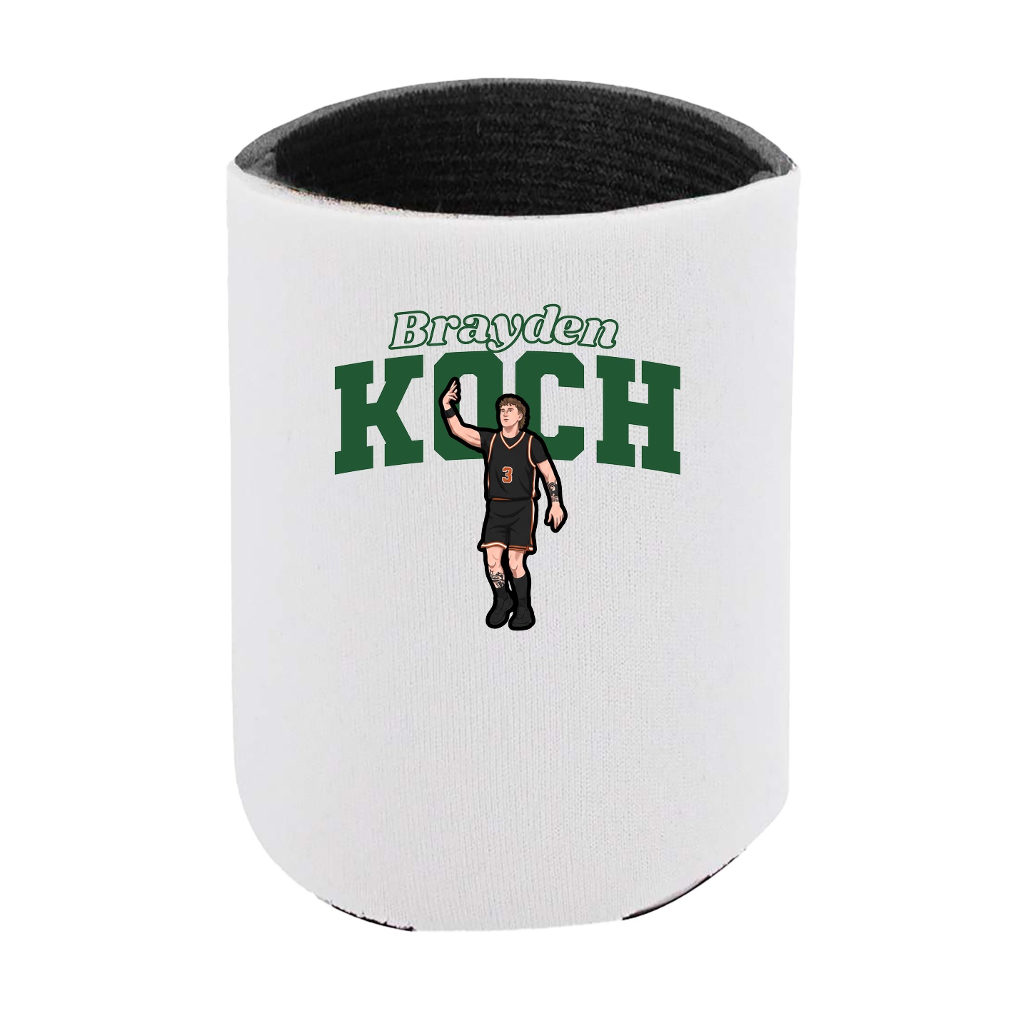 Can Holder — Name Arch in White