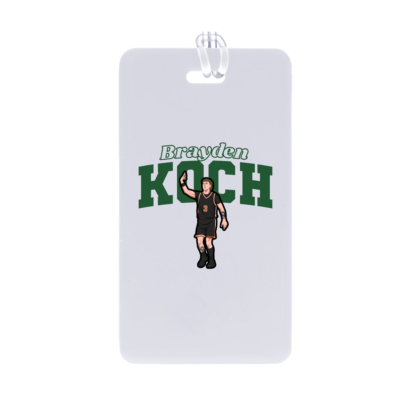 Bag Tag — Name Arch in Classic