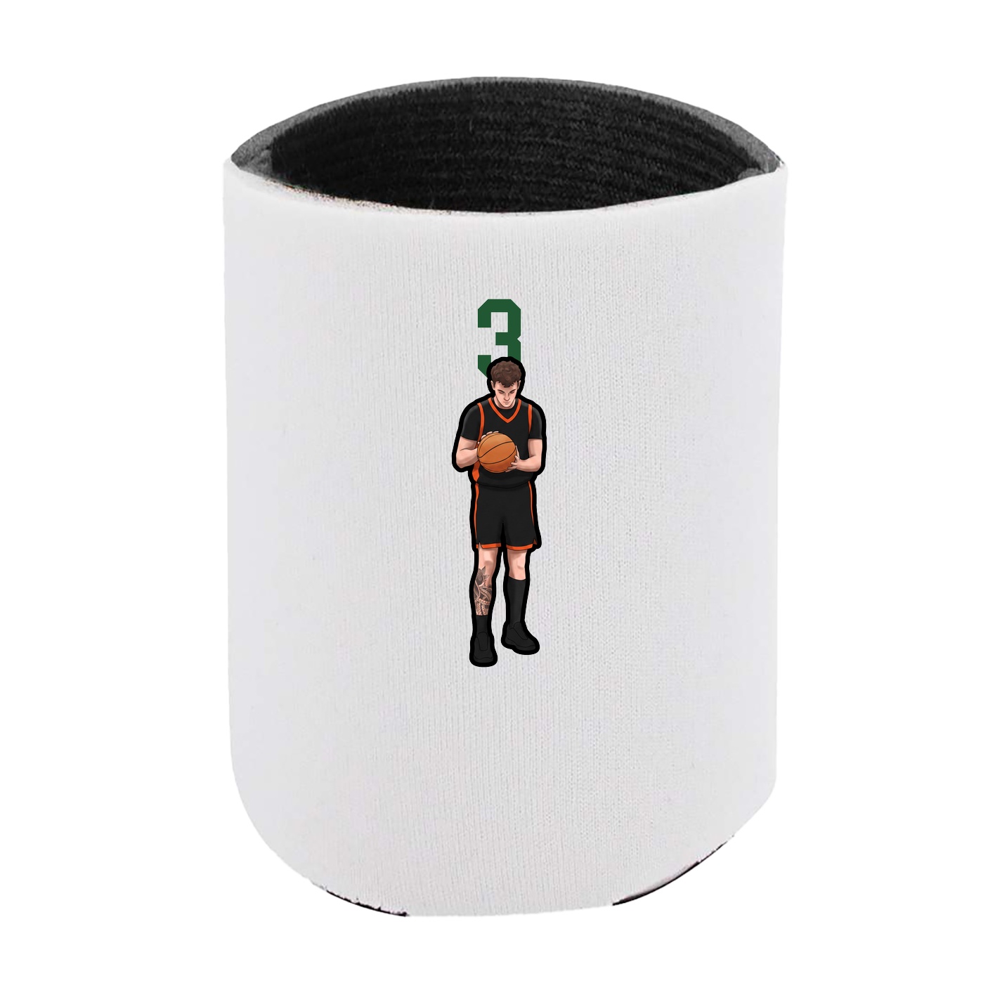 Can Holder — Number Top in White