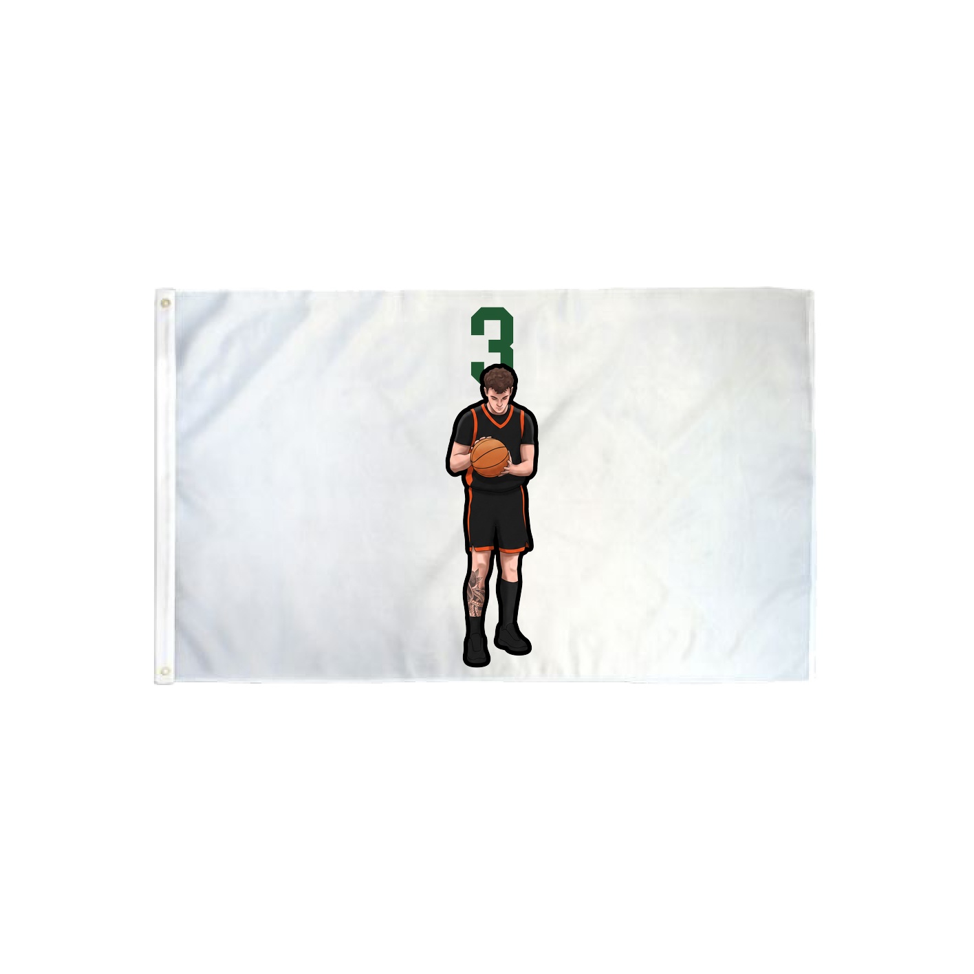 3x5 Flag — Number Top in Classic