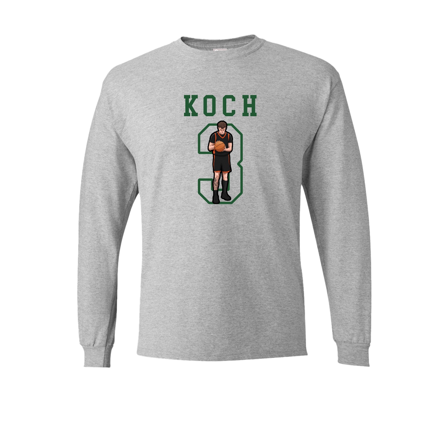 Long Sleeve Tee — Shirsey in Grey