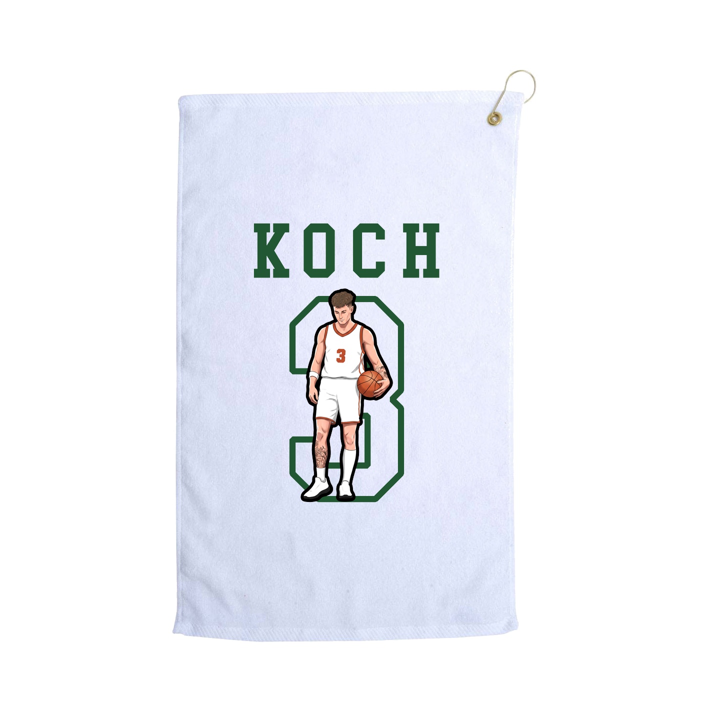 Golf Towel — Shirsey in White
