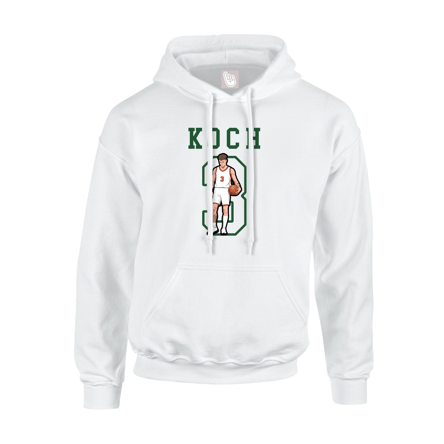 Hoodie — Shirsey in White
