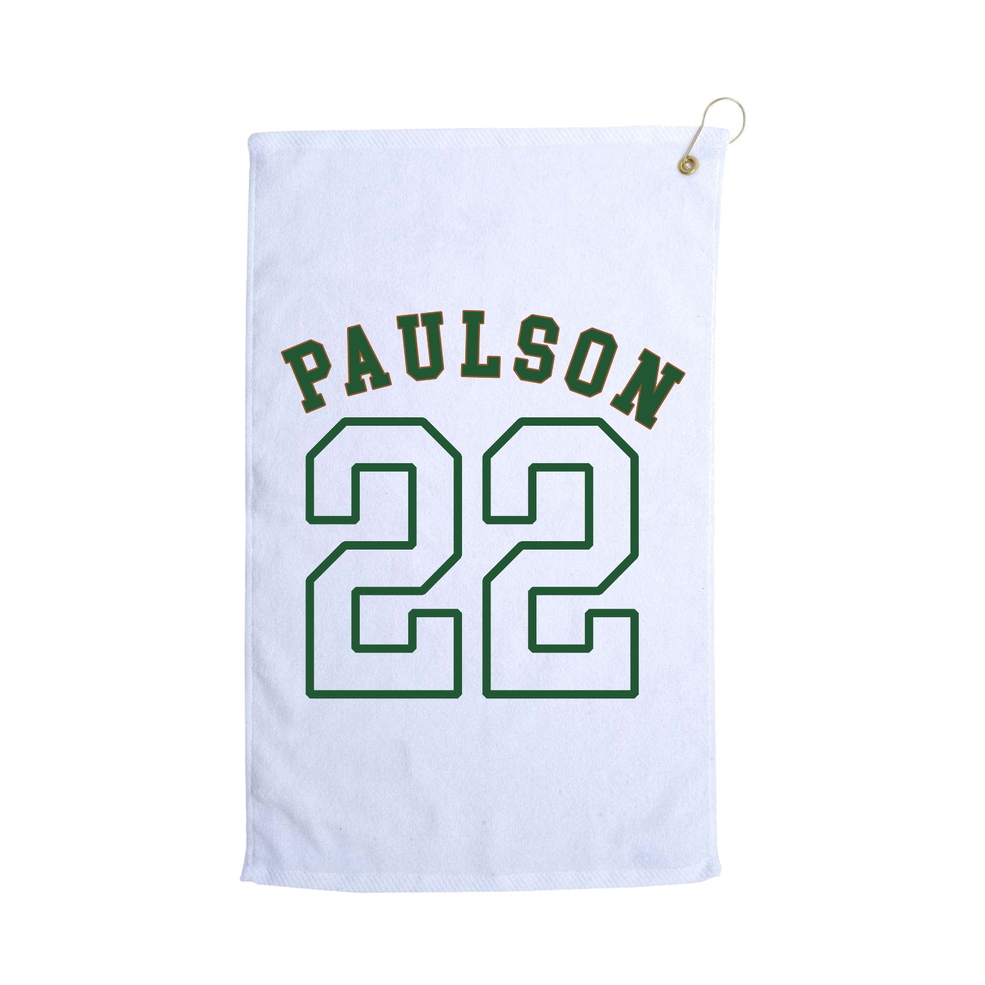 Golf Towel — Shirsey Arch in White