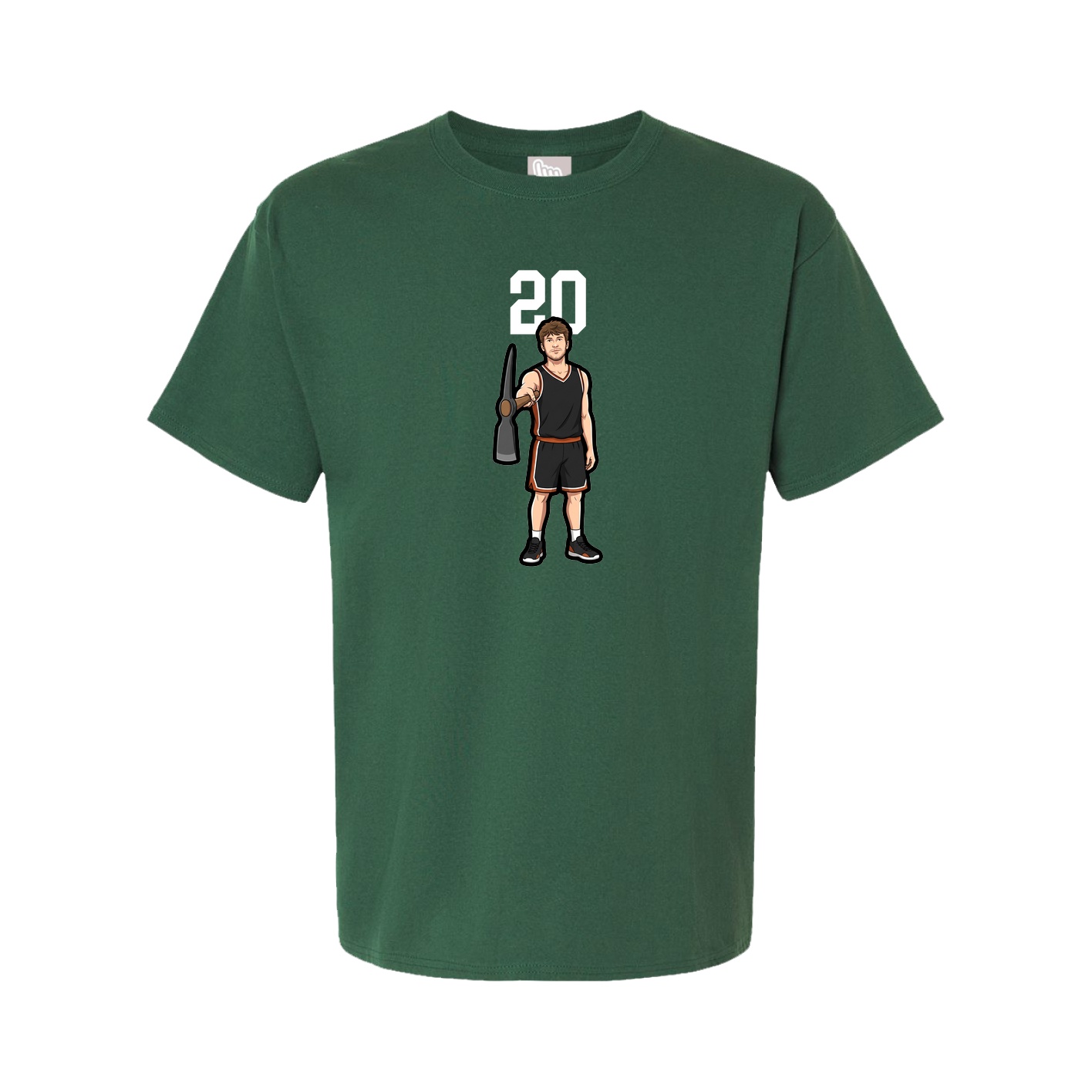 Tee — Number Top in Green