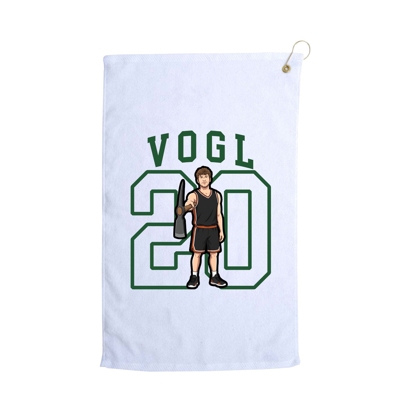 Golf Towel — Shirsey in White
