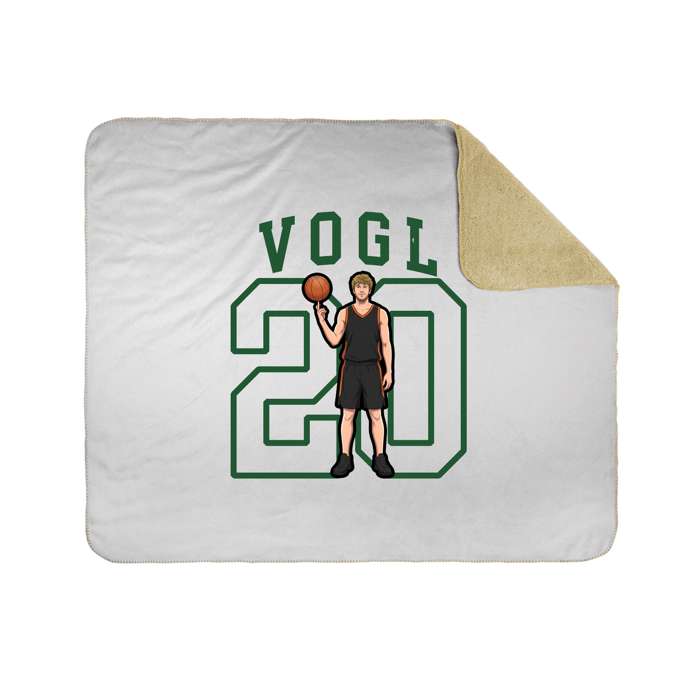50x60 Sherpa Lined Throw Blanket