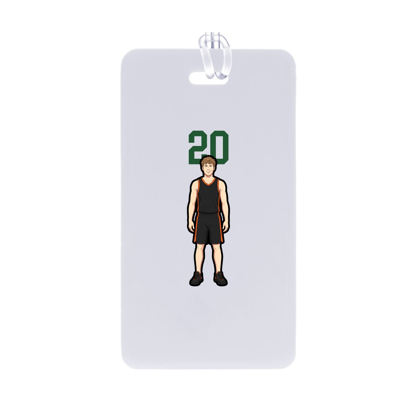Bag Tag — Number Top in Classic