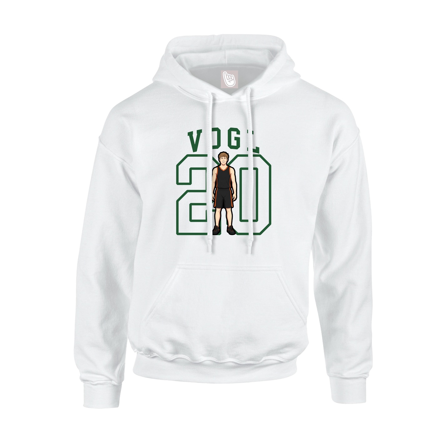 Hoodie — Shirsey in White