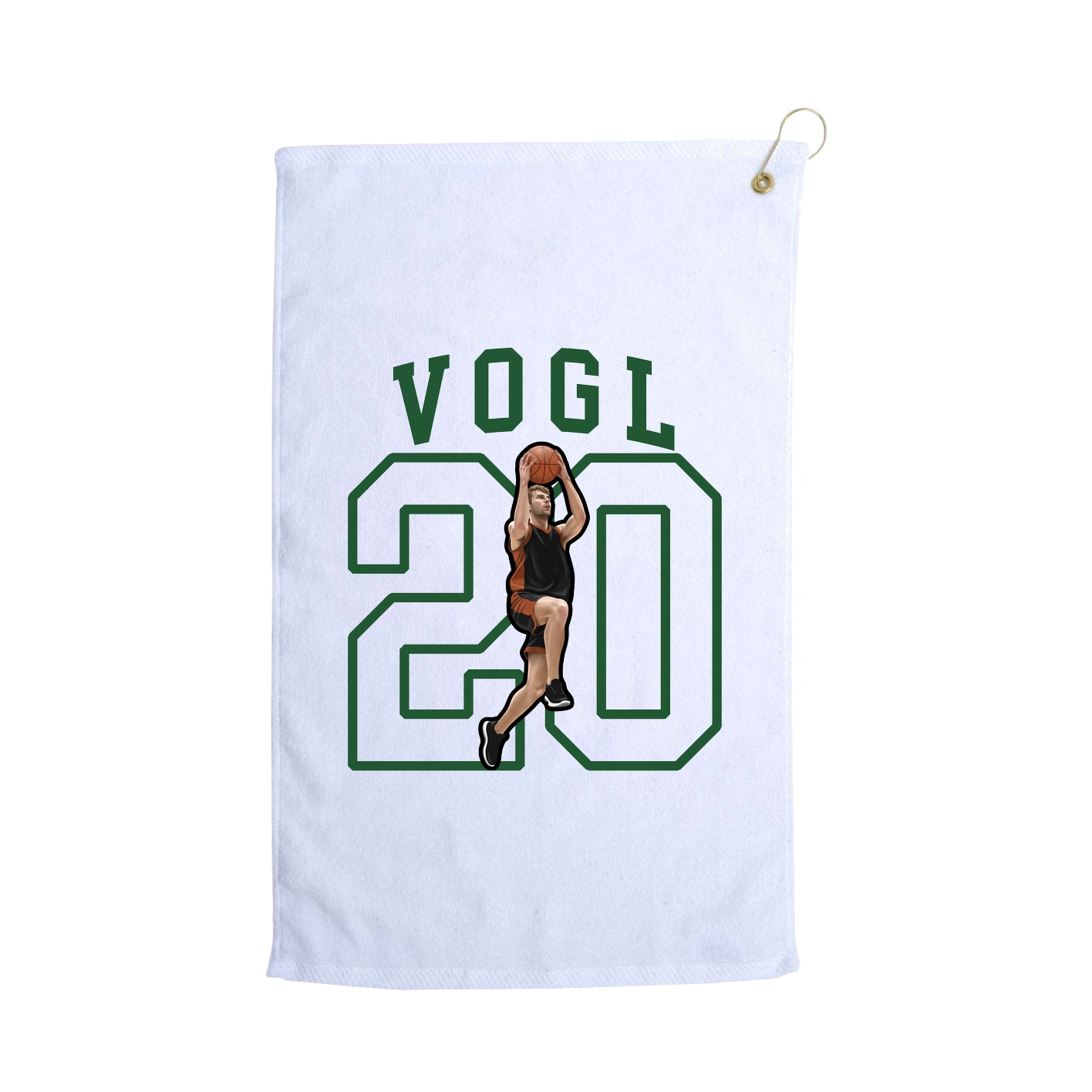 Golf Towel — Shirsey in White