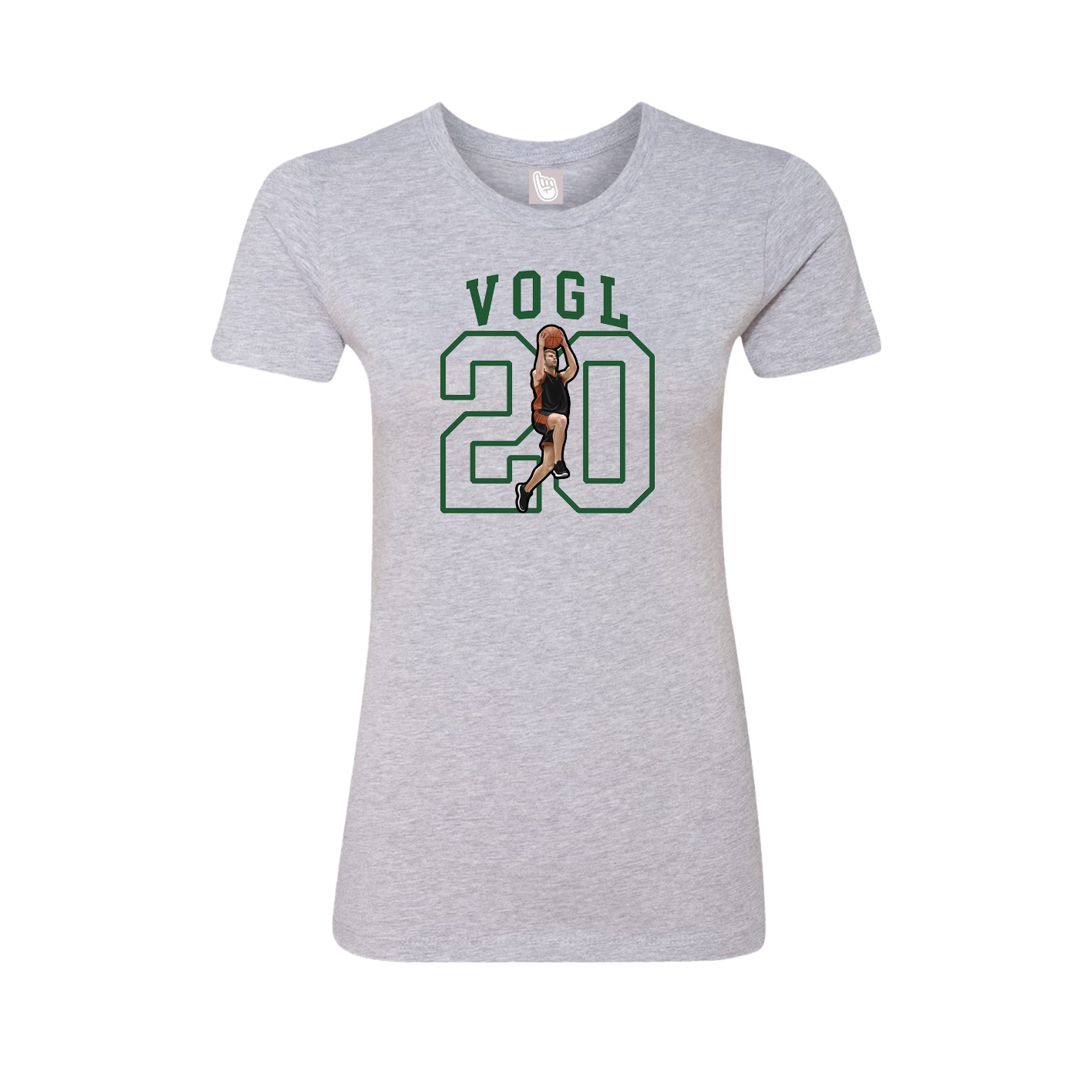 Fitted Women's Tee — Shirsey in Grey