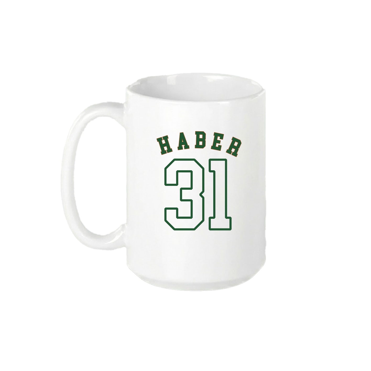 15oz Coffee Mug — Shirsey Arch in White