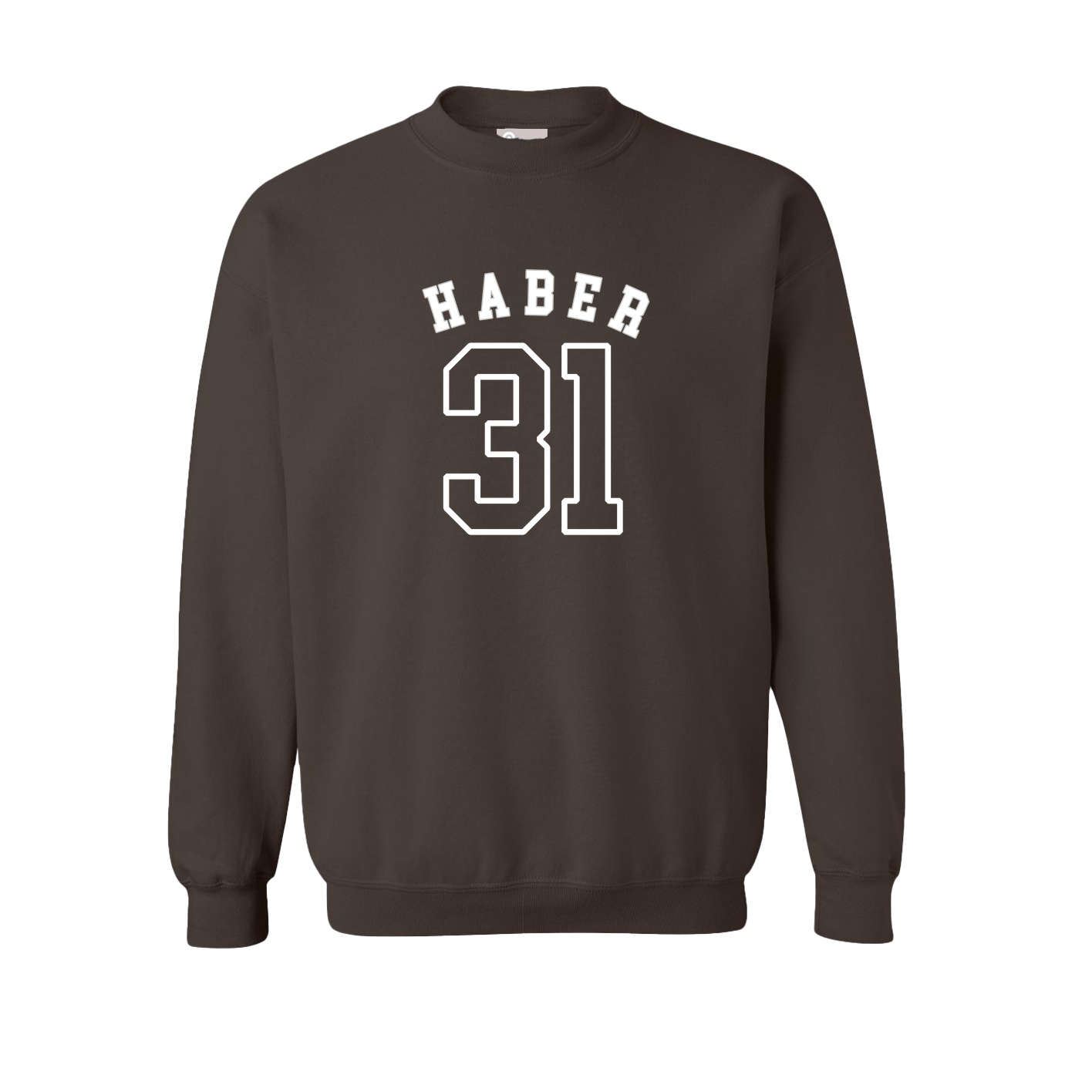 Fleece Crew — Shirsey Arch in Brown