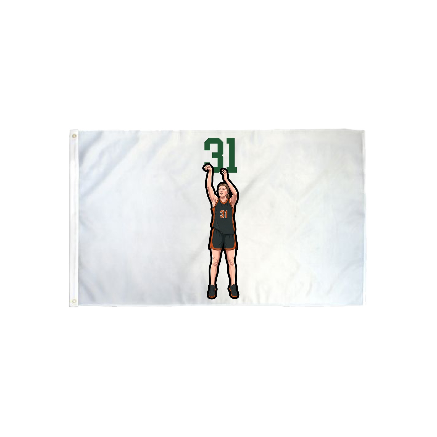 3x5 Flag — Number Top in Classic