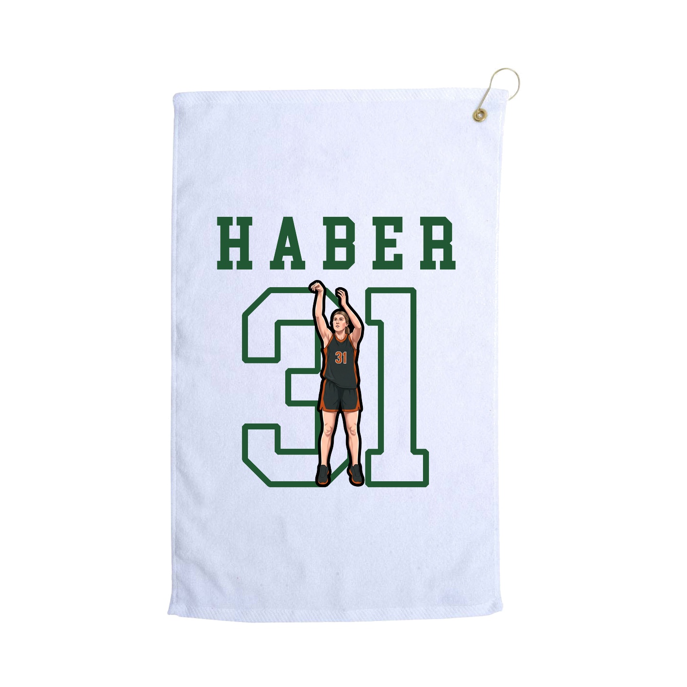 Golf Towel — Shirsey in White