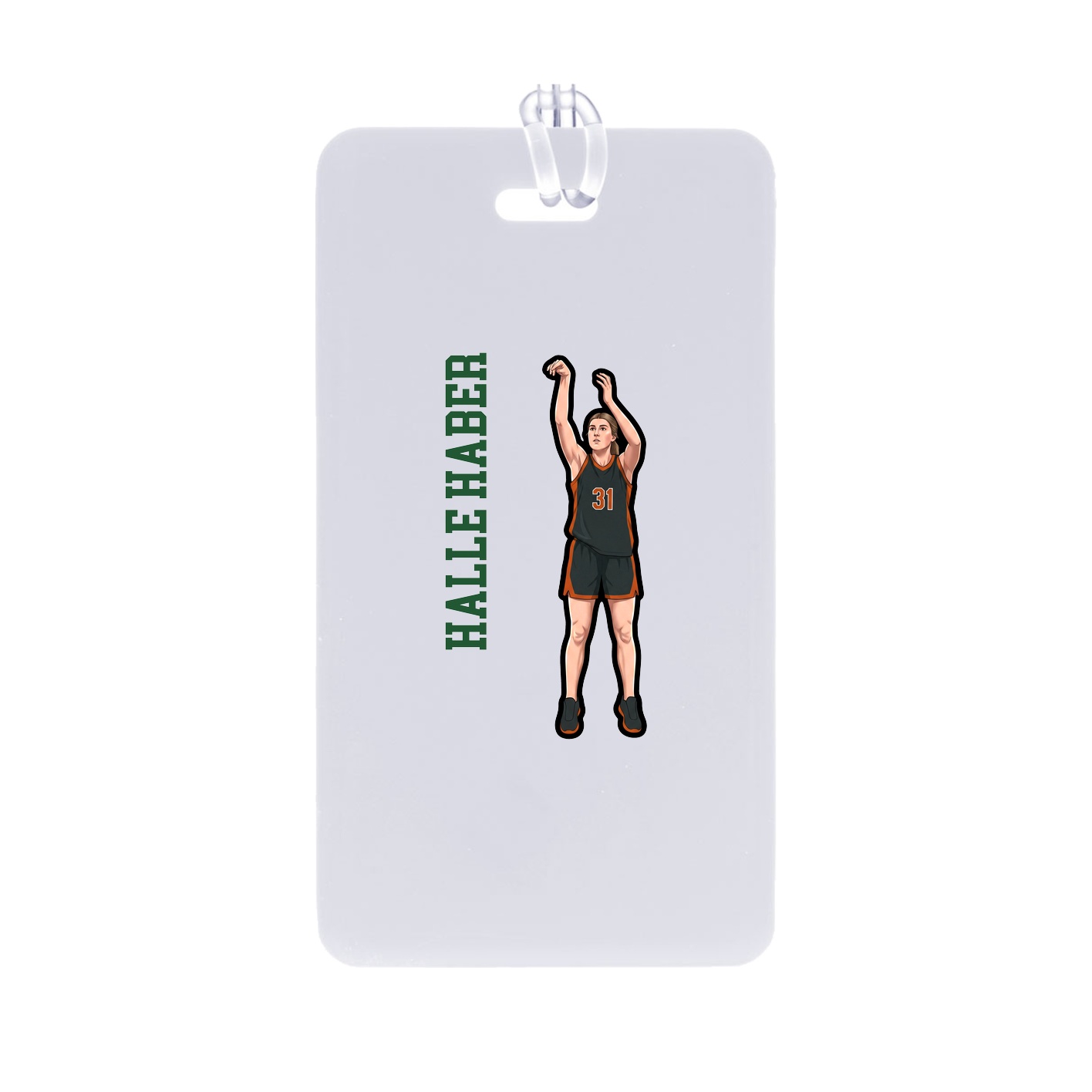 Bag Tag — Name Vertical in Classic
