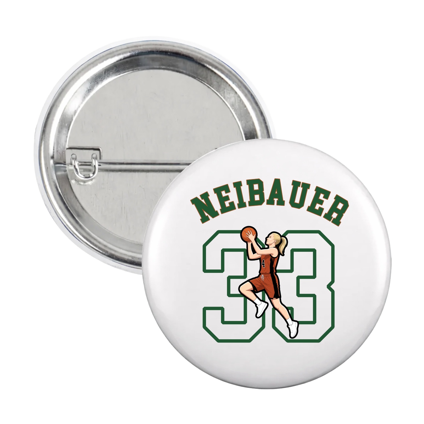 Game Day Button — Shirsey Arch in White