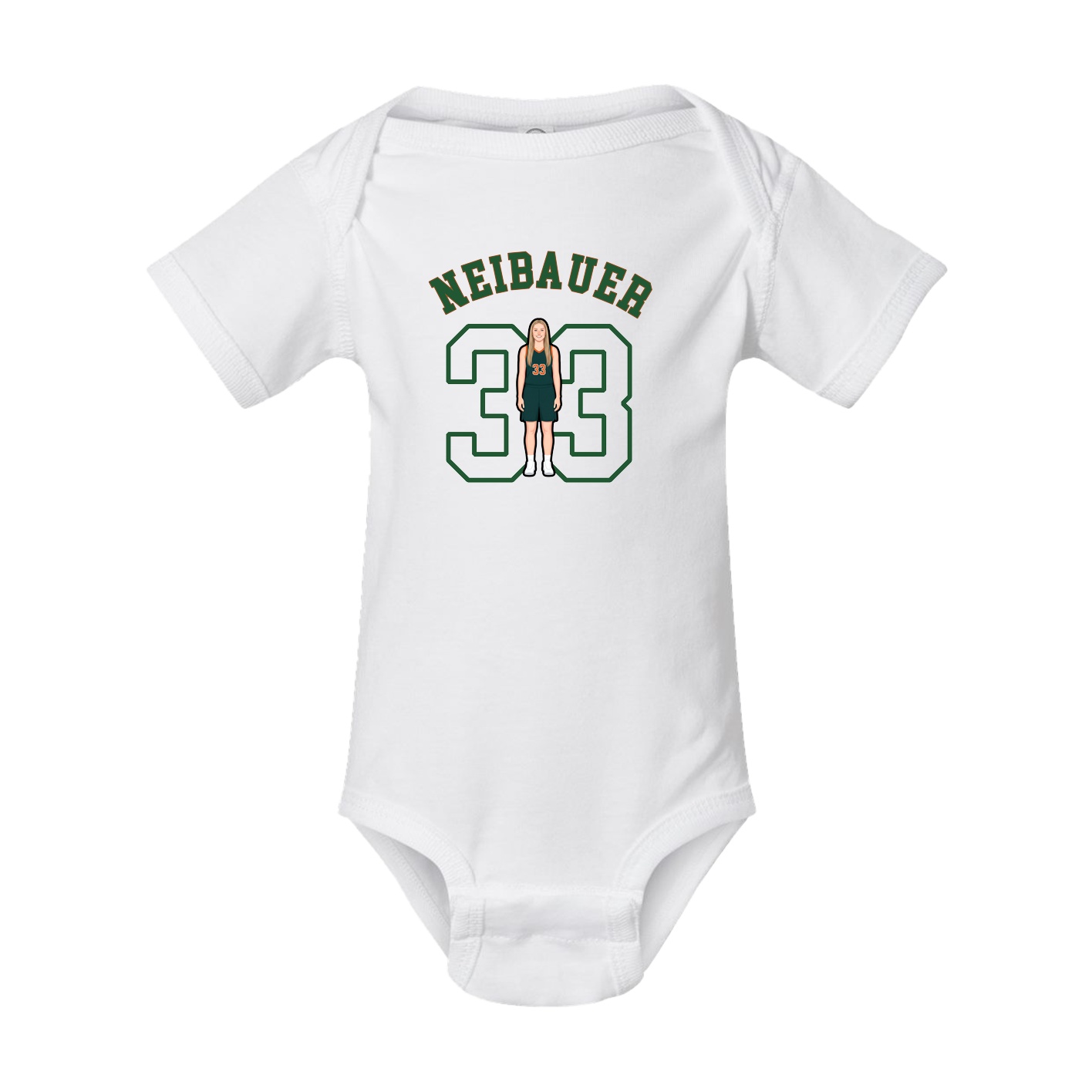 Baby Onesie — Shirsey Arch in White