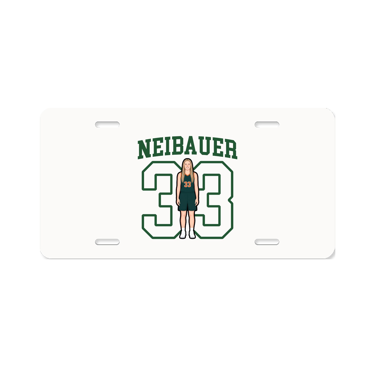 License Plate — Shirsey in Classic