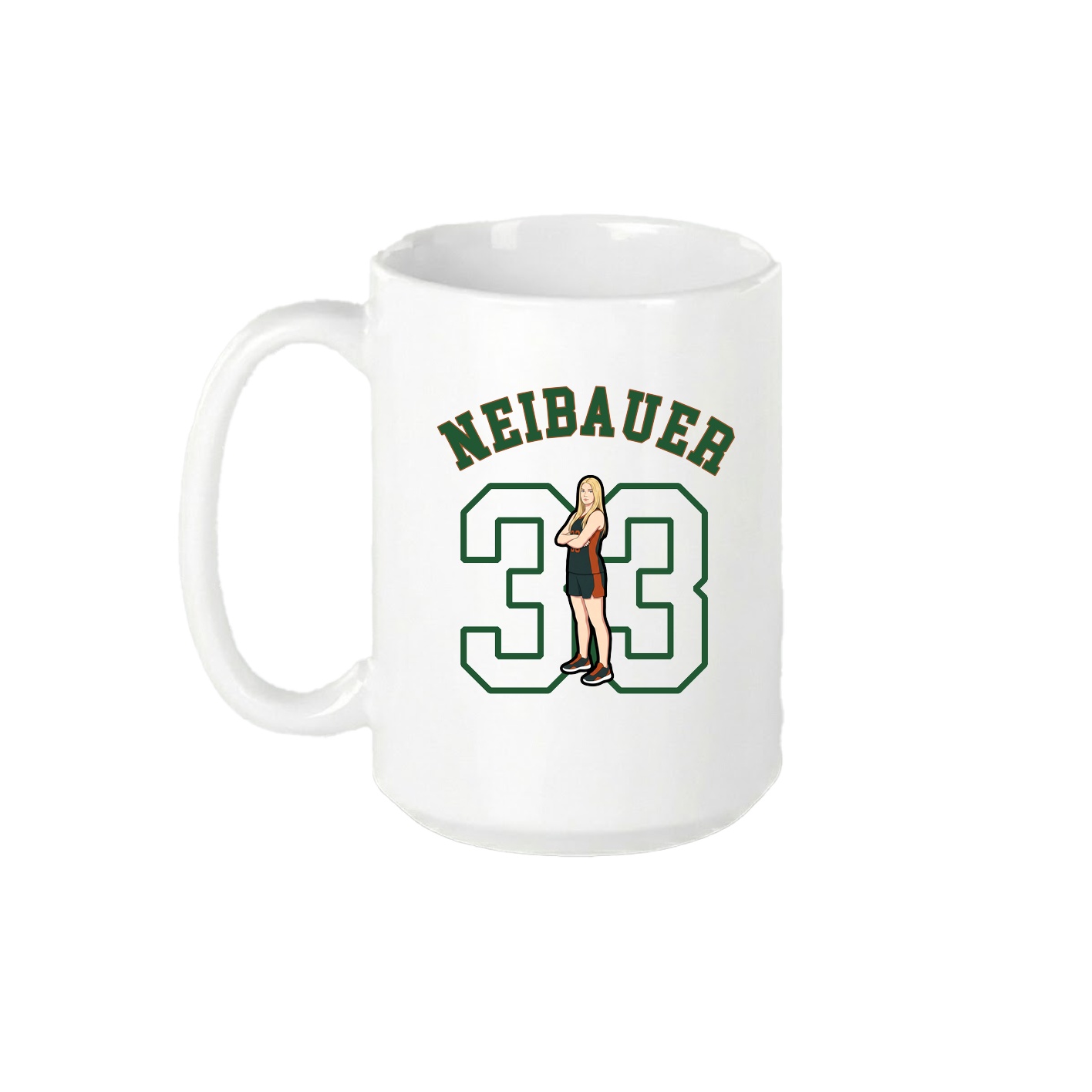 15oz Coffee Mug — Shirsey Arch in White