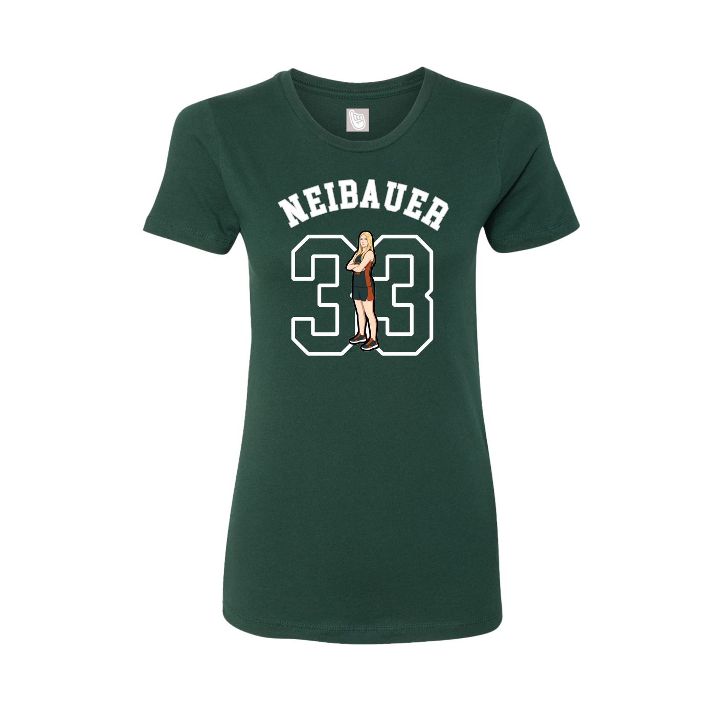 Womens Tee — Shirsey Arch in Green