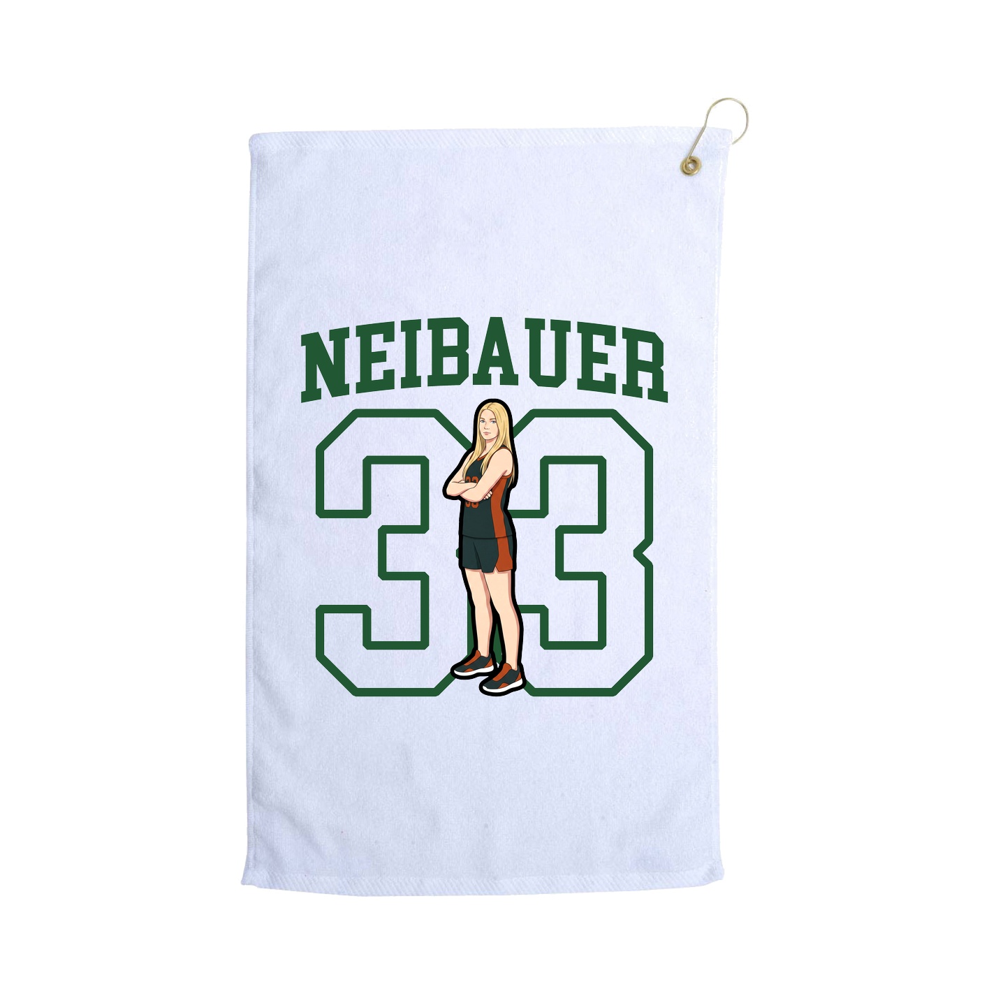 Golf Towel — Shirsey in White