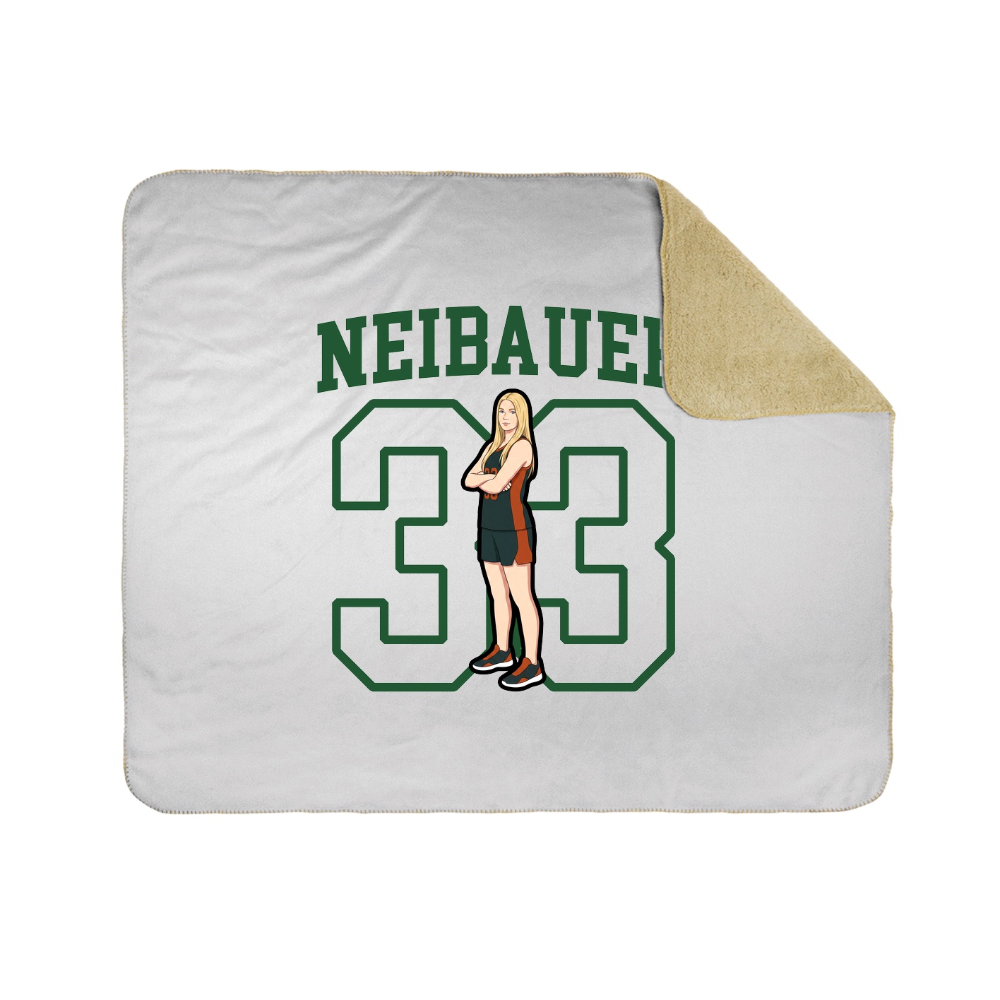 Throw Blanket — Shirsey in White