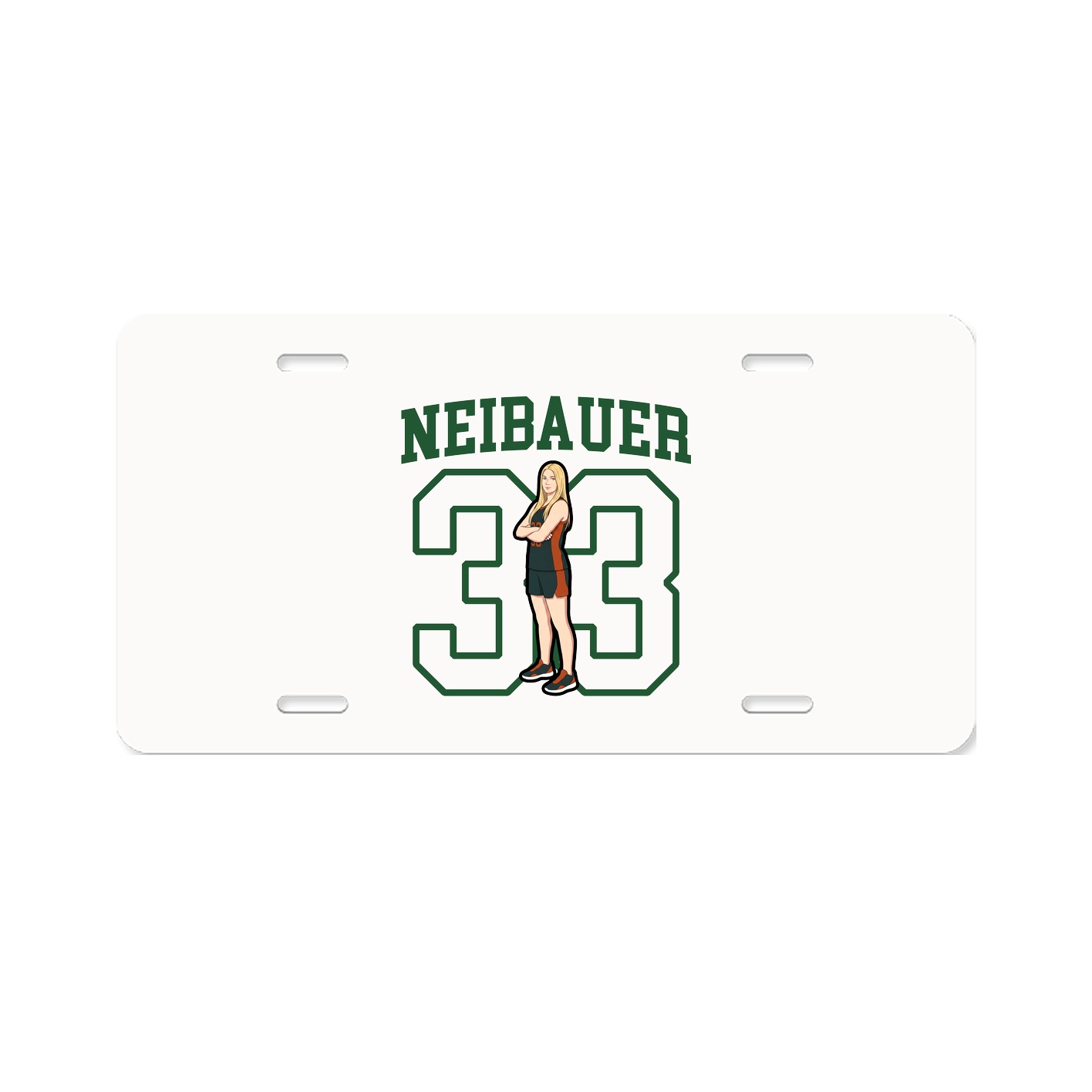 License Plate — Shirsey in Classic
