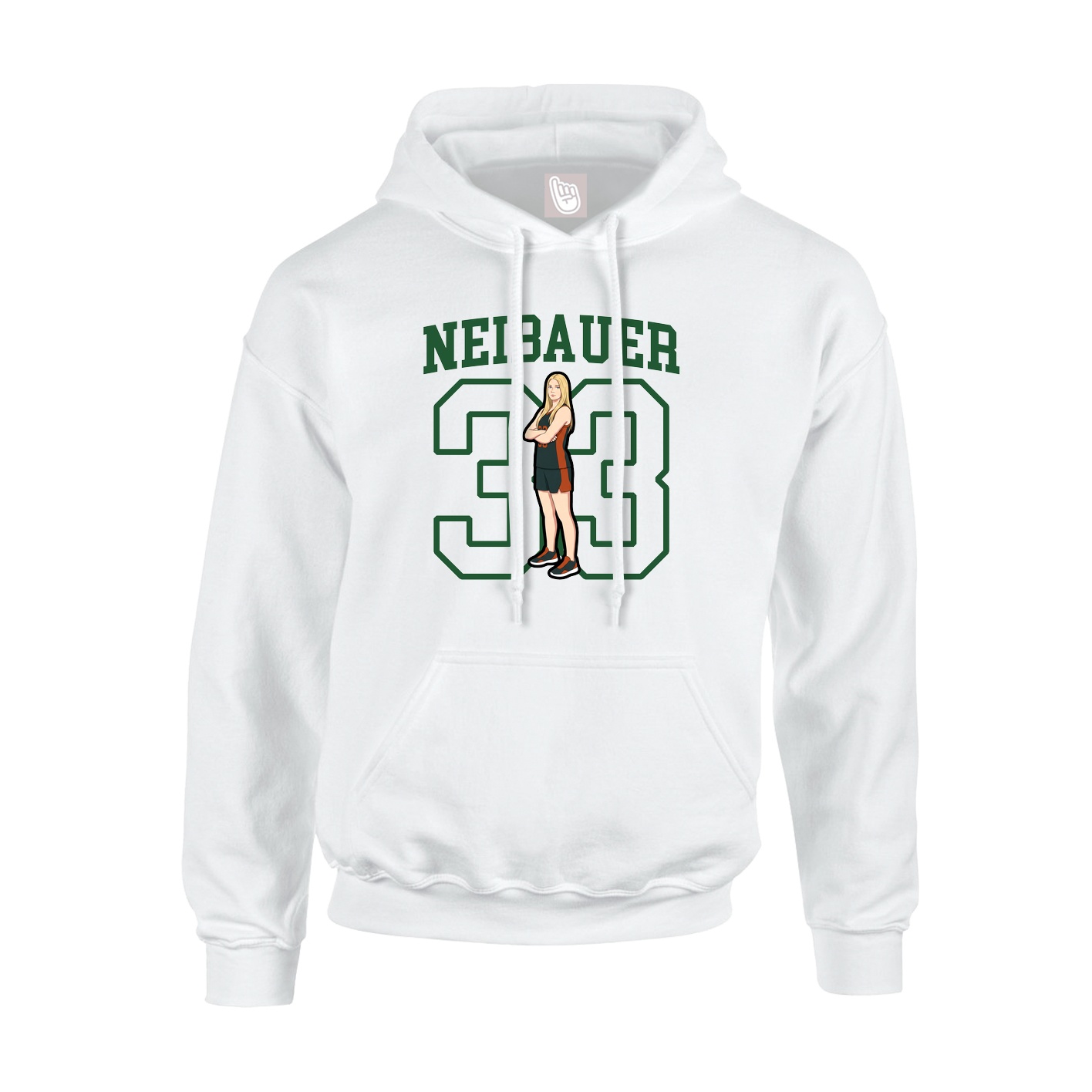 Youth Hoodie — Shirsey in White