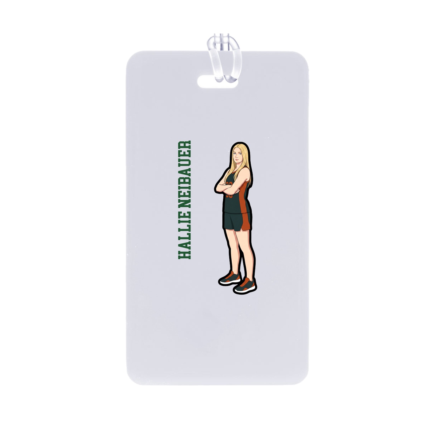 Bag Tag — Name Vertical in Classic