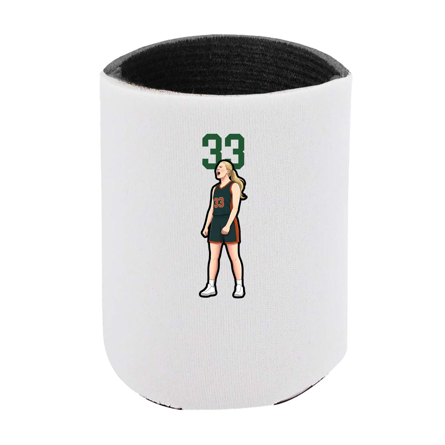 Can Holder — Number Top in White
