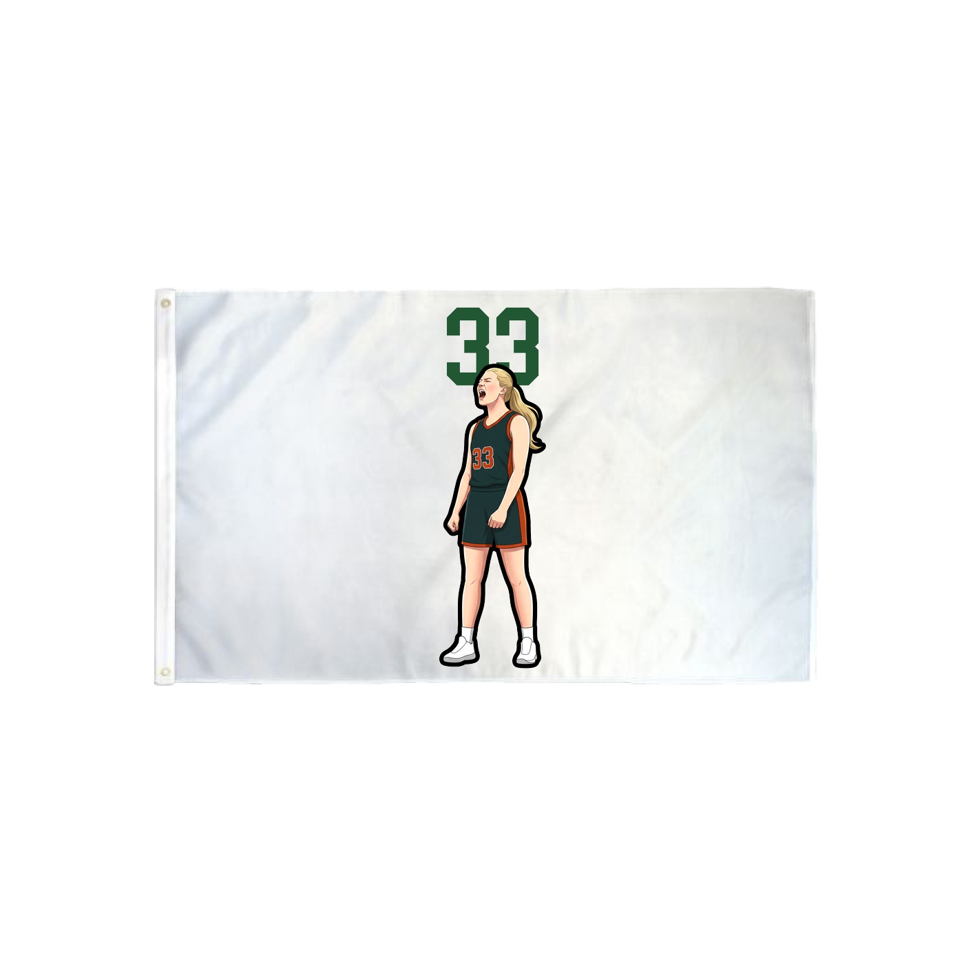 3x5 Flag — Number Top in Classic