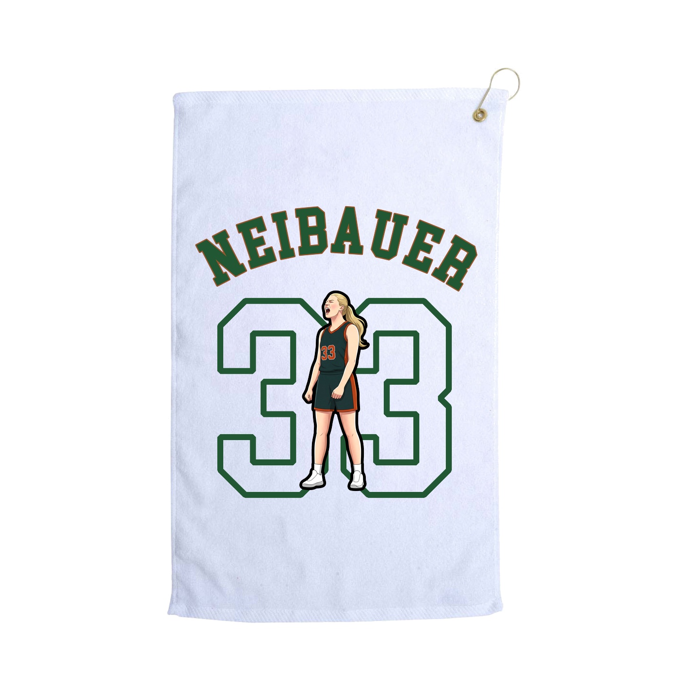 Golf Towel — Shirsey Arch in White