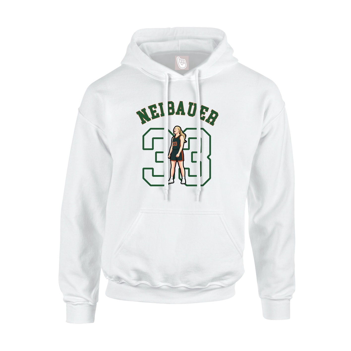 Hoodie — Shirsey Arch in White