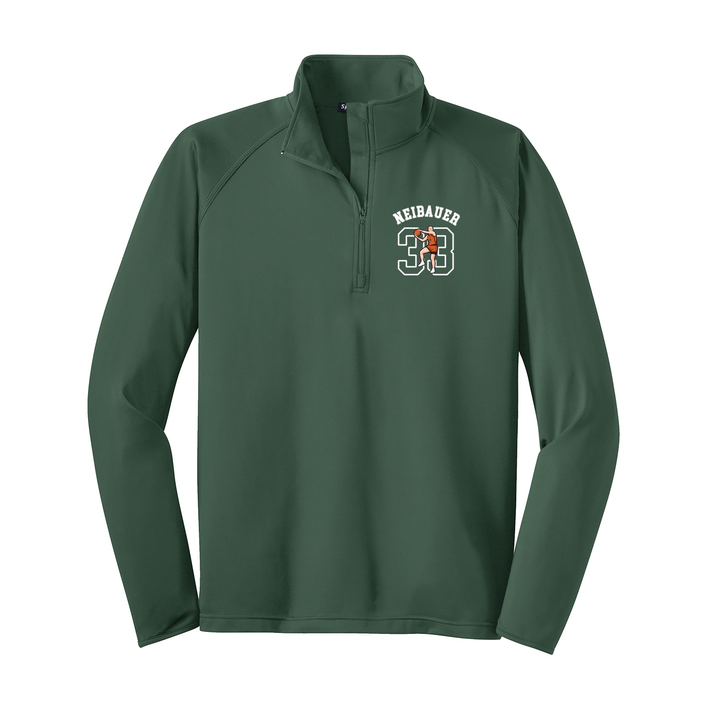 Q-Zip Pullover — Shirsey Arch in Green