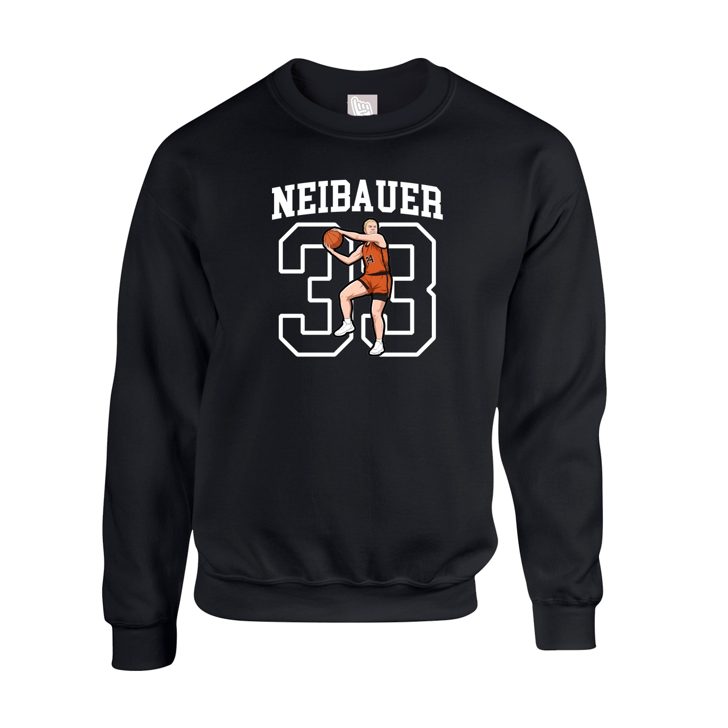 Fleece Crew — Shirsey in Black