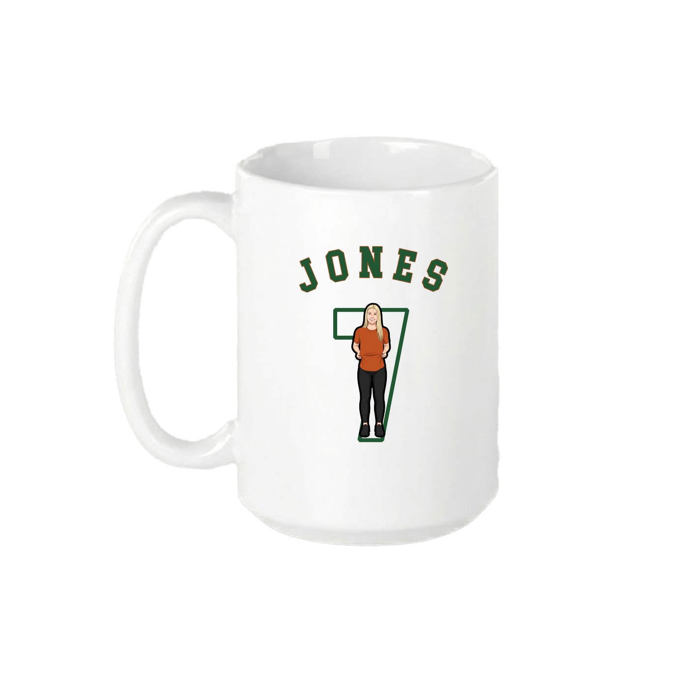 15oz Coffee Mug — Shirsey Arch in White