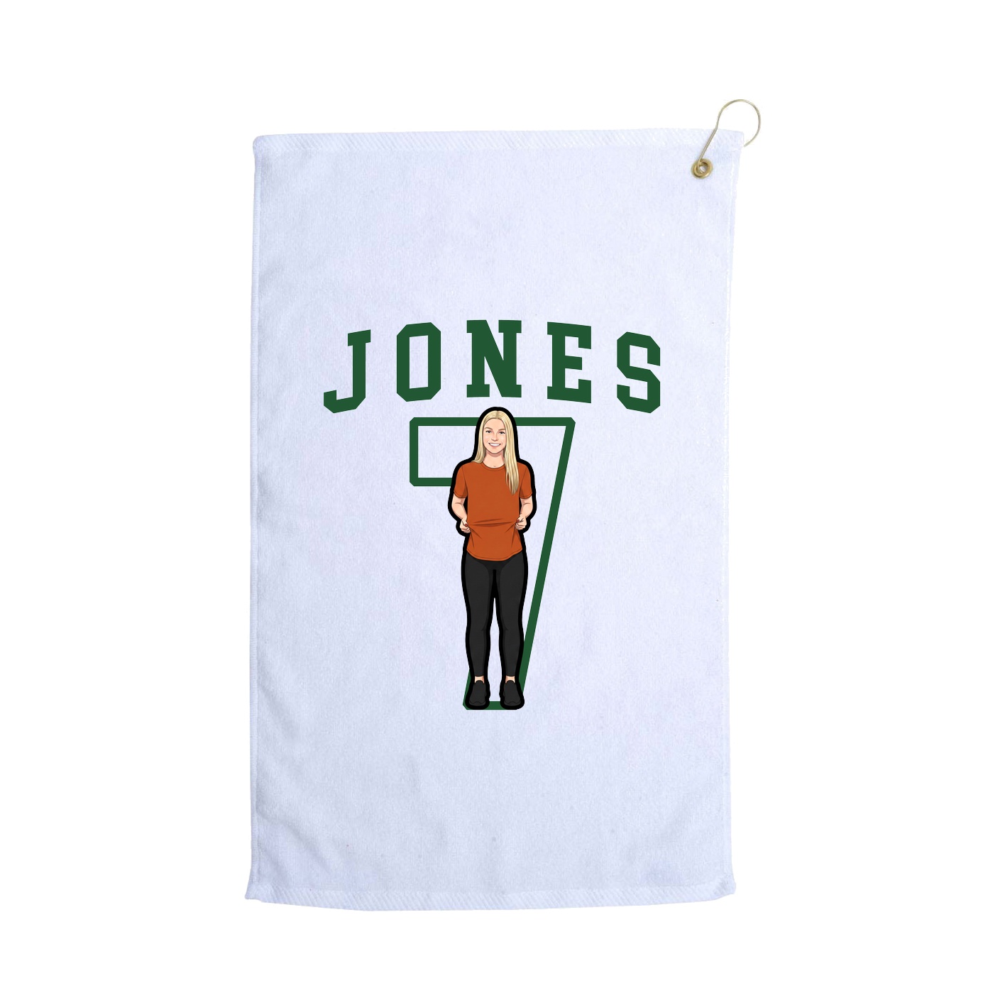 Golf Towel — Shirsey in White