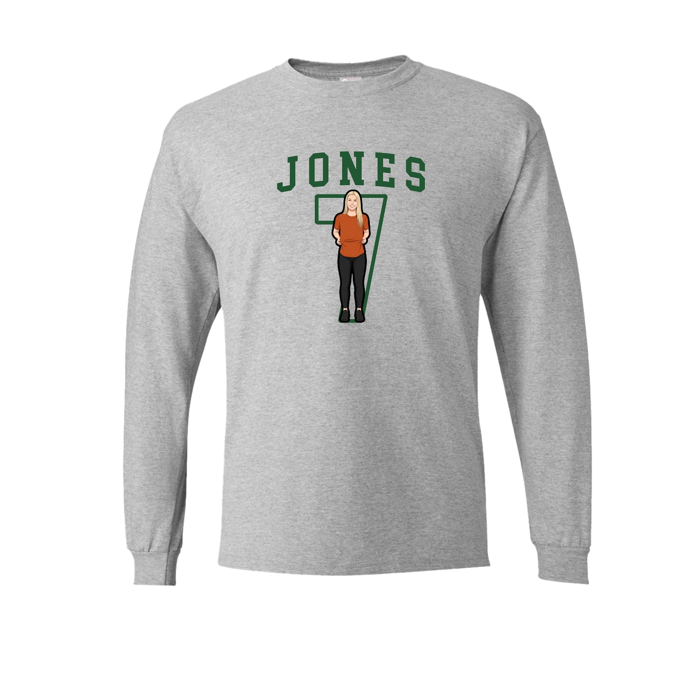 Long Sleeve Tee — Shirsey in Grey