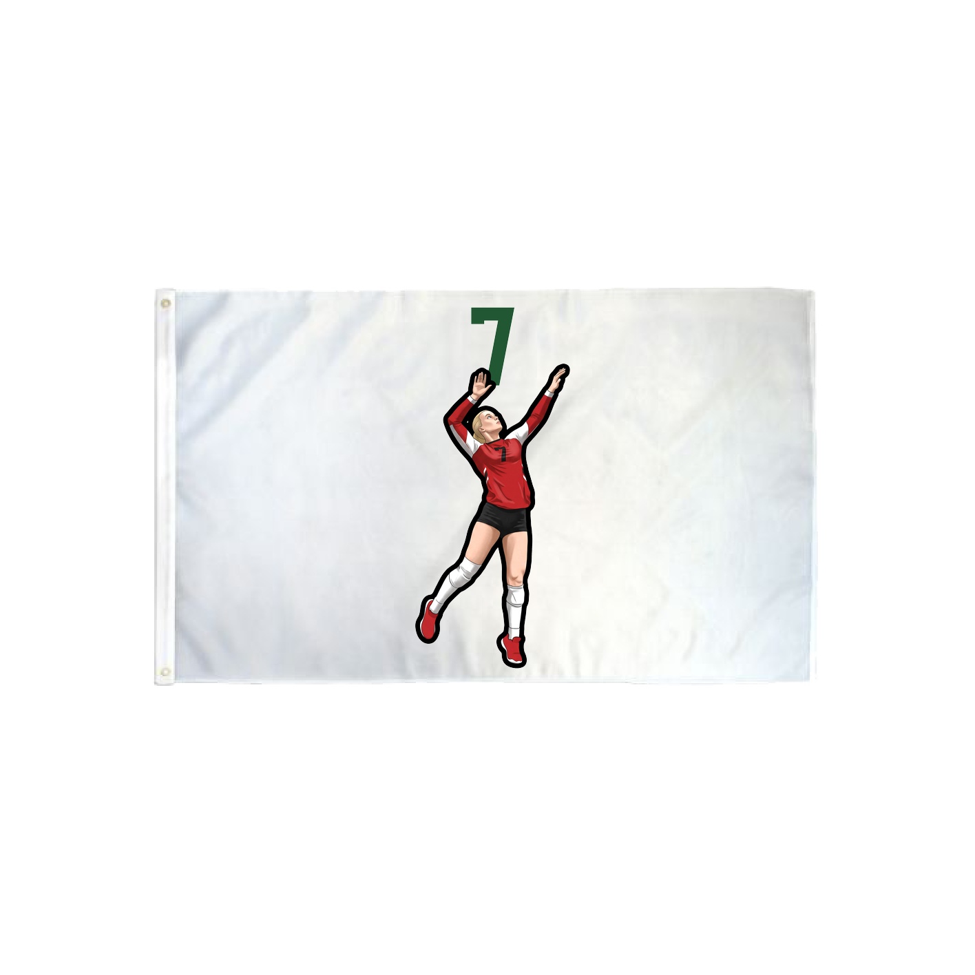 3x5 Flag — Number Top in Classic