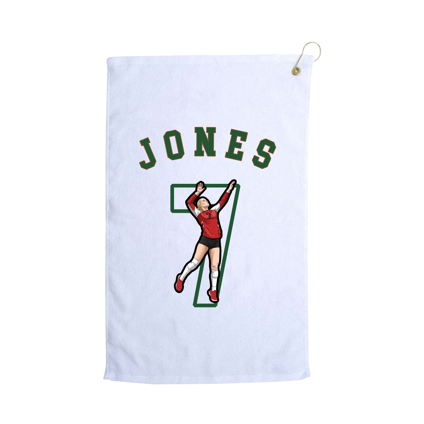 Golf Towel — Shirsey Arch in White
