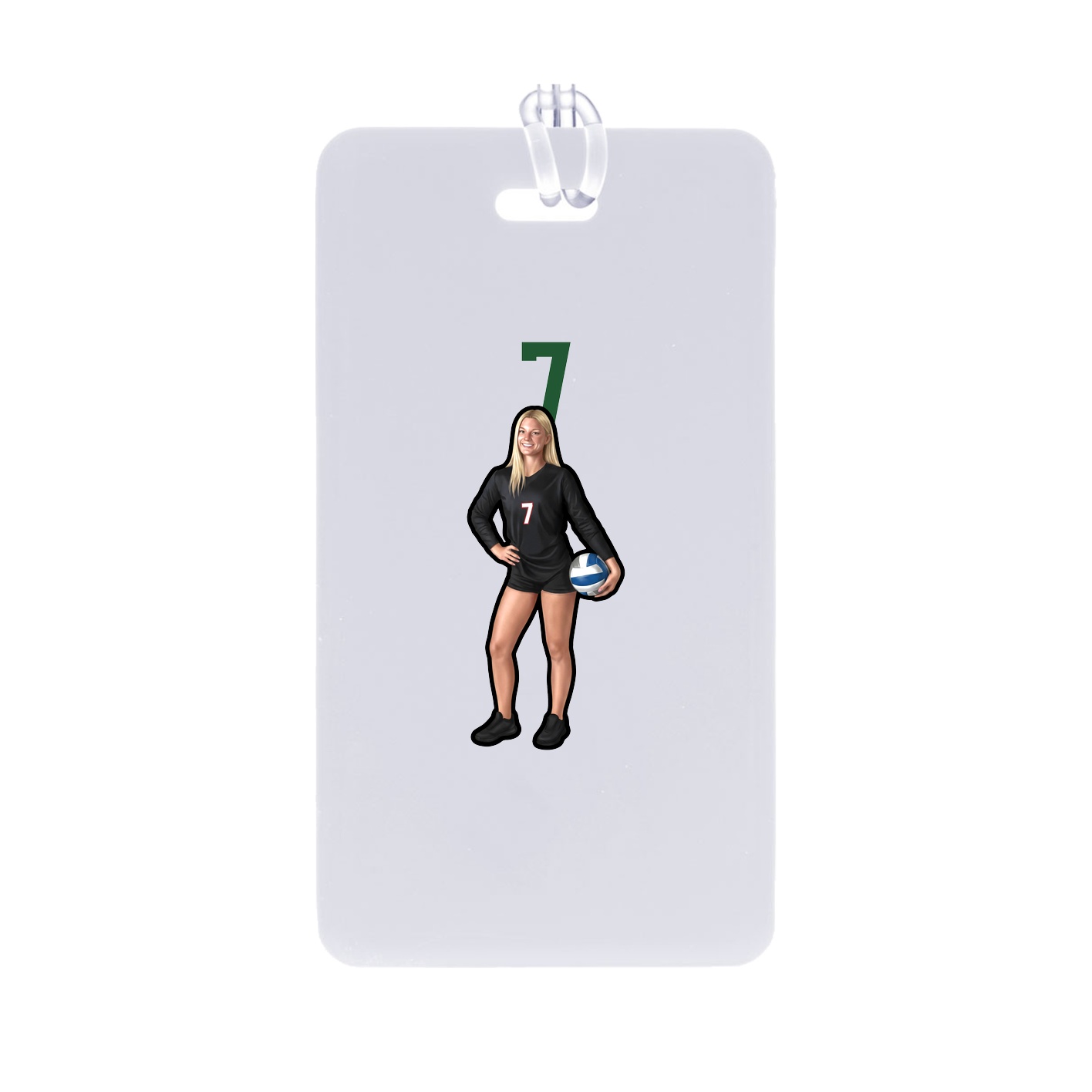 Bag Tag — Number Top in Classic