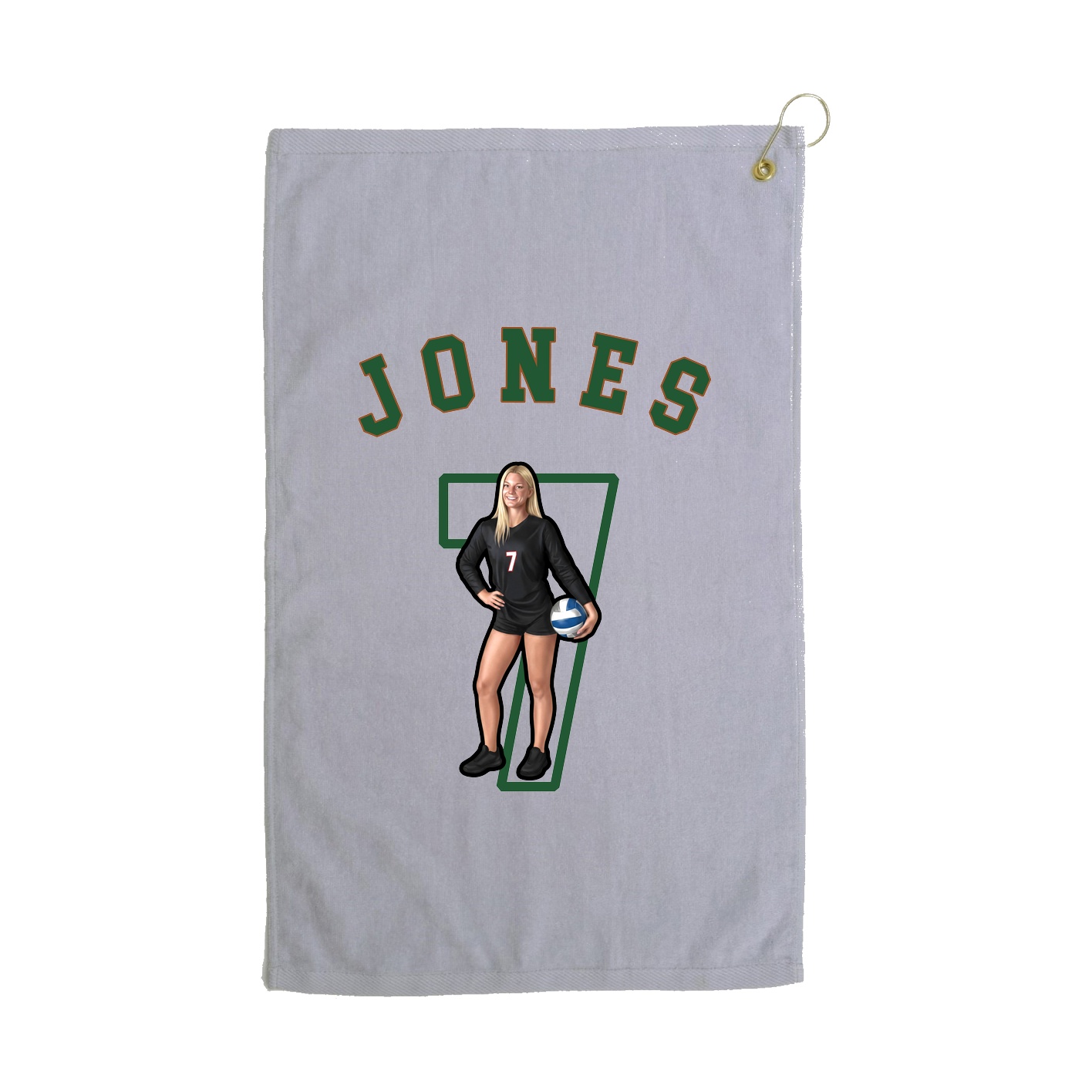 Golf Towel — Shirsey Arch in Grey