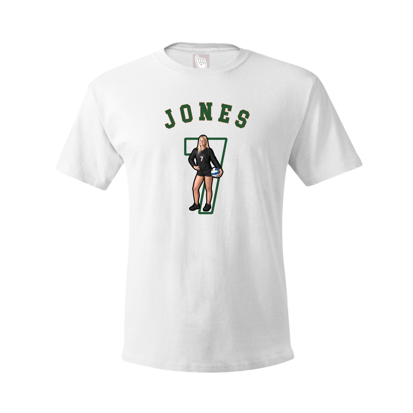 Youth Tee — Shirsey Arch in White