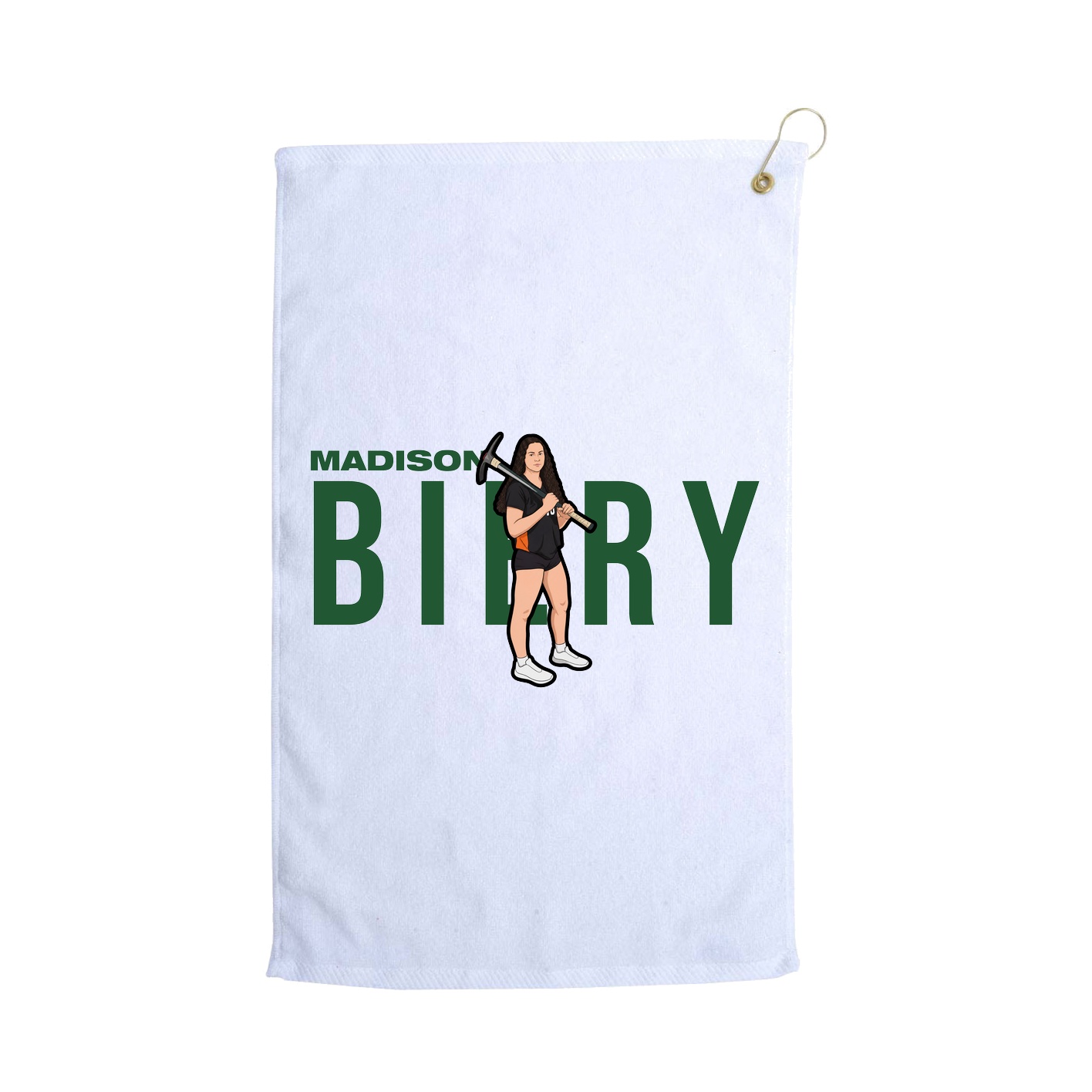 Golf Towel — Player Name in White