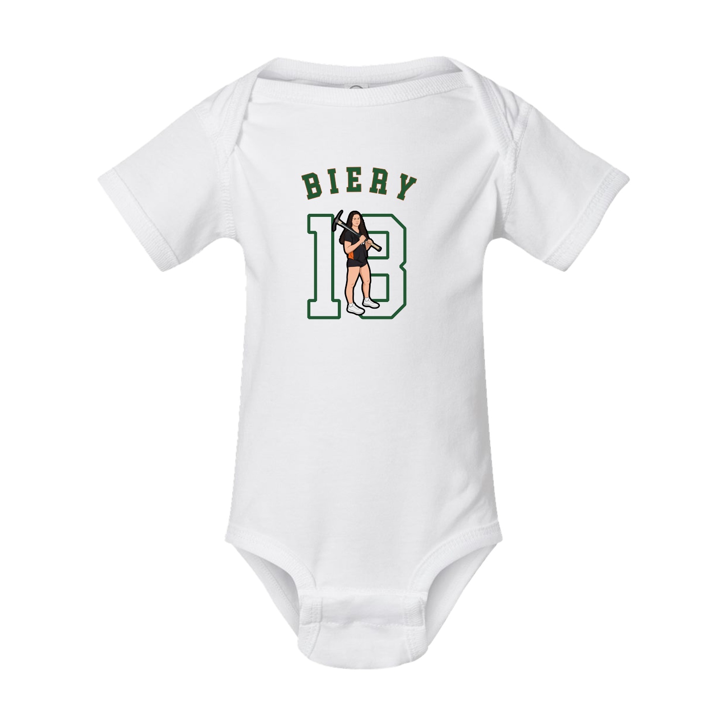 Baby Onesie — Shirsey Arch in White