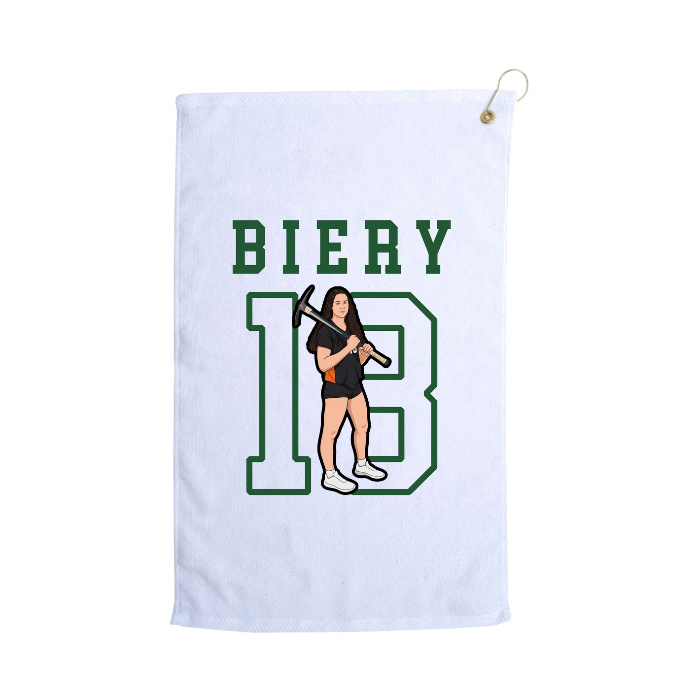 Golf Towel — Shirsey in White