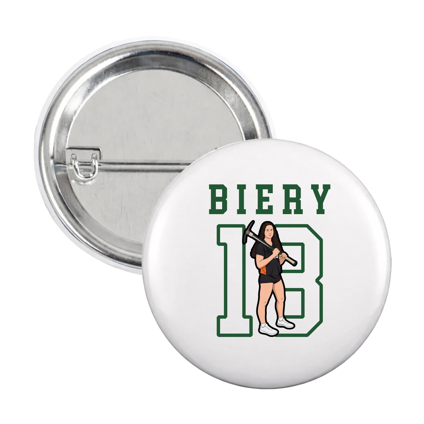Game Day Button — Shirsey in White